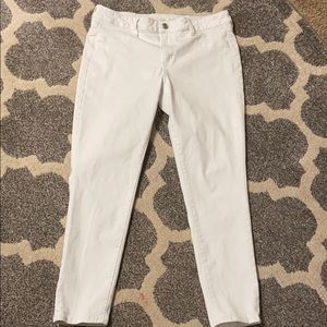 American Eagle white jeggings size 16